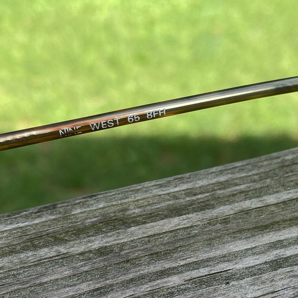 Nine West Dark bronze metallic full rim frames tortoise shell arms - Picture 3 of 8